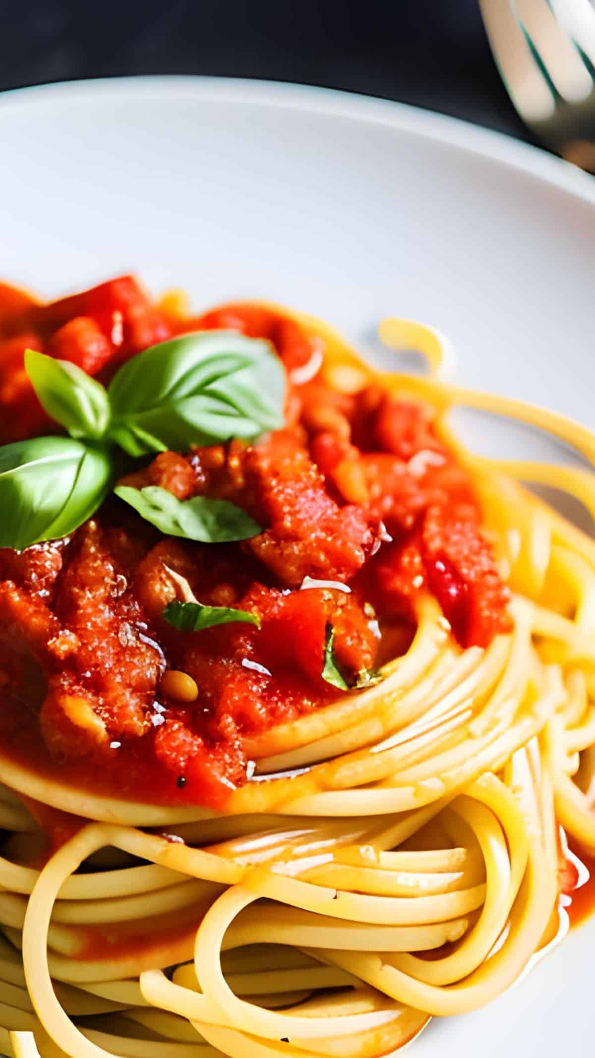 Nudeln mit Tomatensauce - Kochinspo.de Nudeln mit Tomatensauce - Kochinspo.de