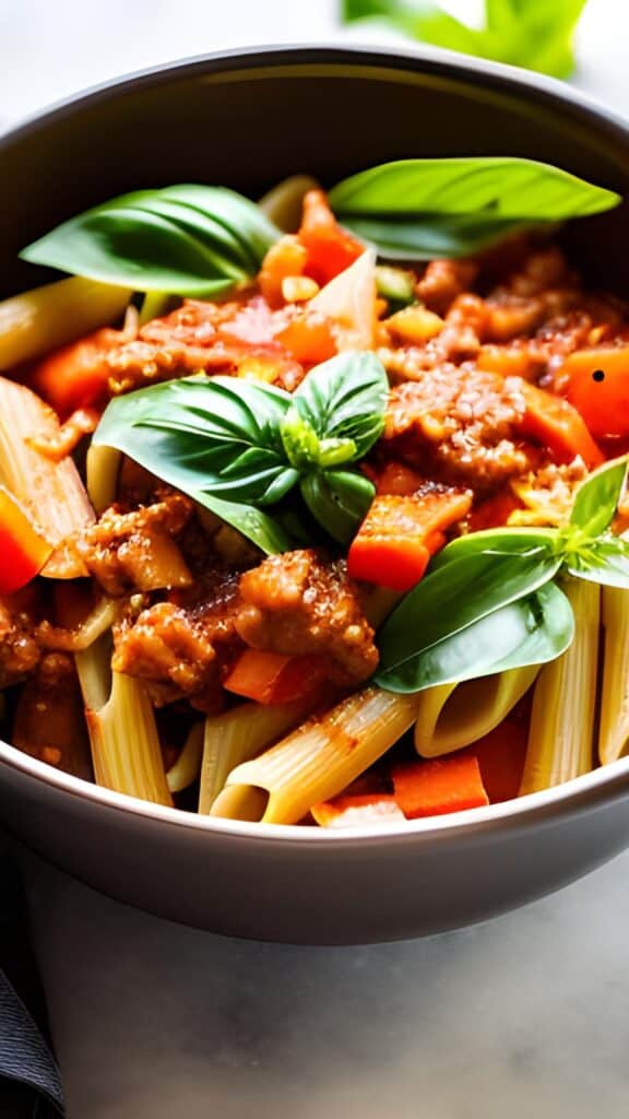 Einfache und leckere Gemüse-Bolognese: Ein köstliches Nudelgericht für ...