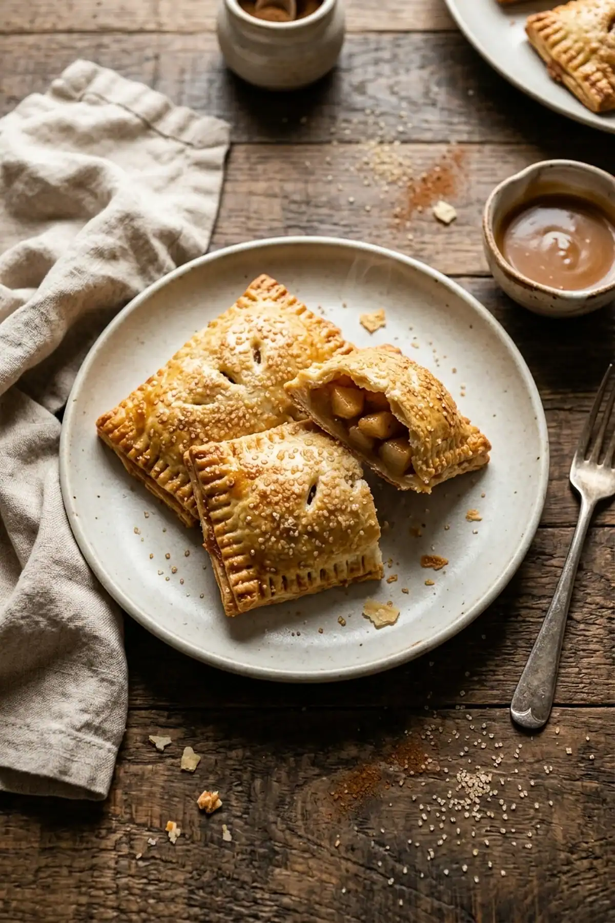 Knusprige Apfeltaschen aus dem Airfryer