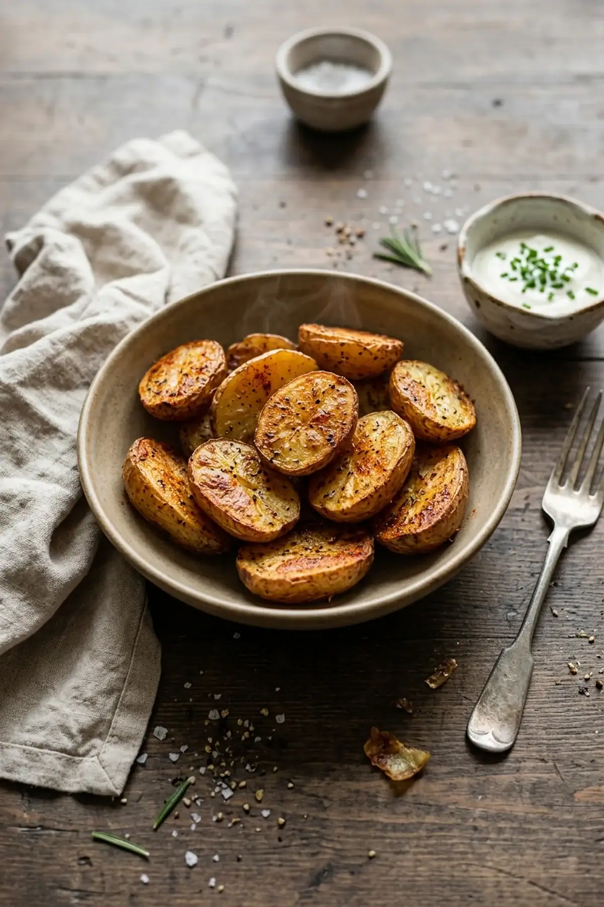 Knusprige Drillinge aus der Heißluftfritteuse