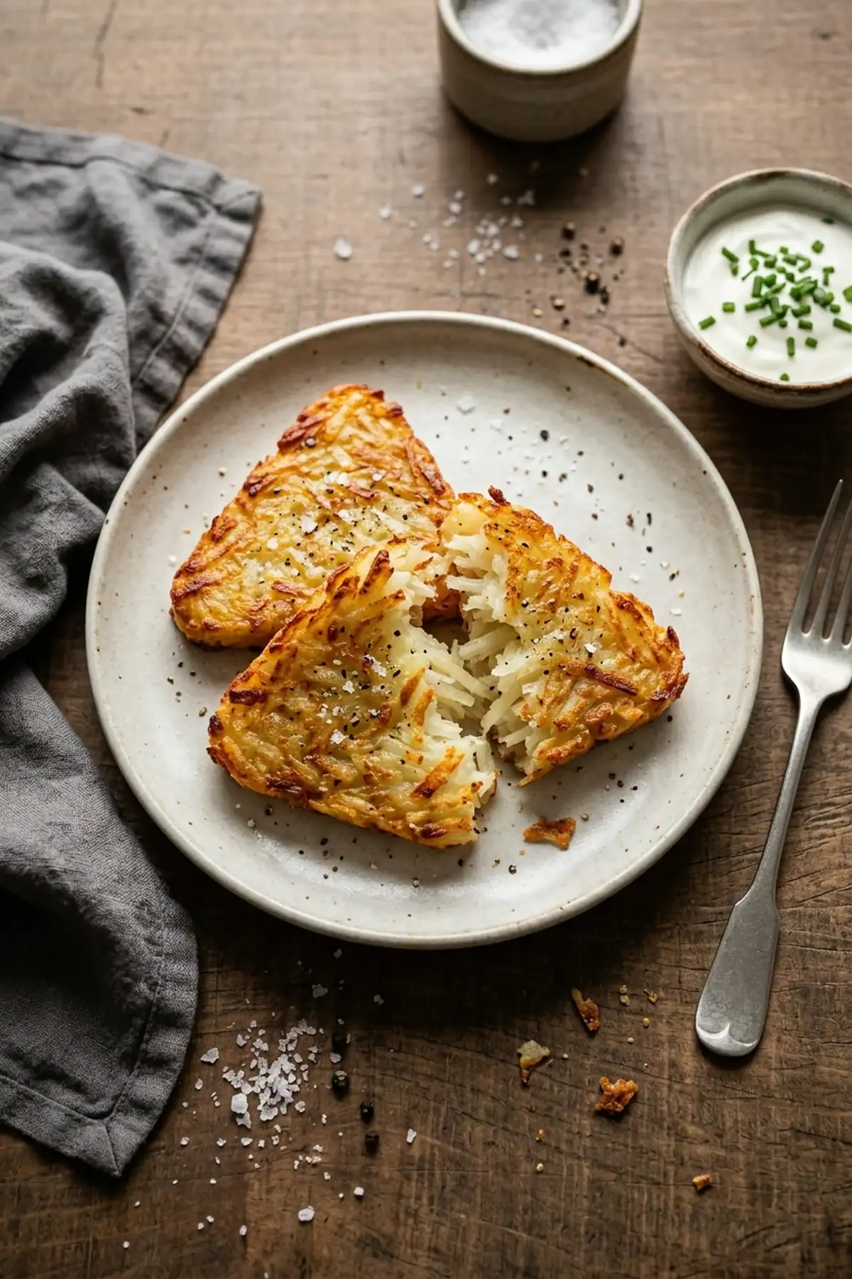 Knusprige Hash Browns aus dem Airfryer
