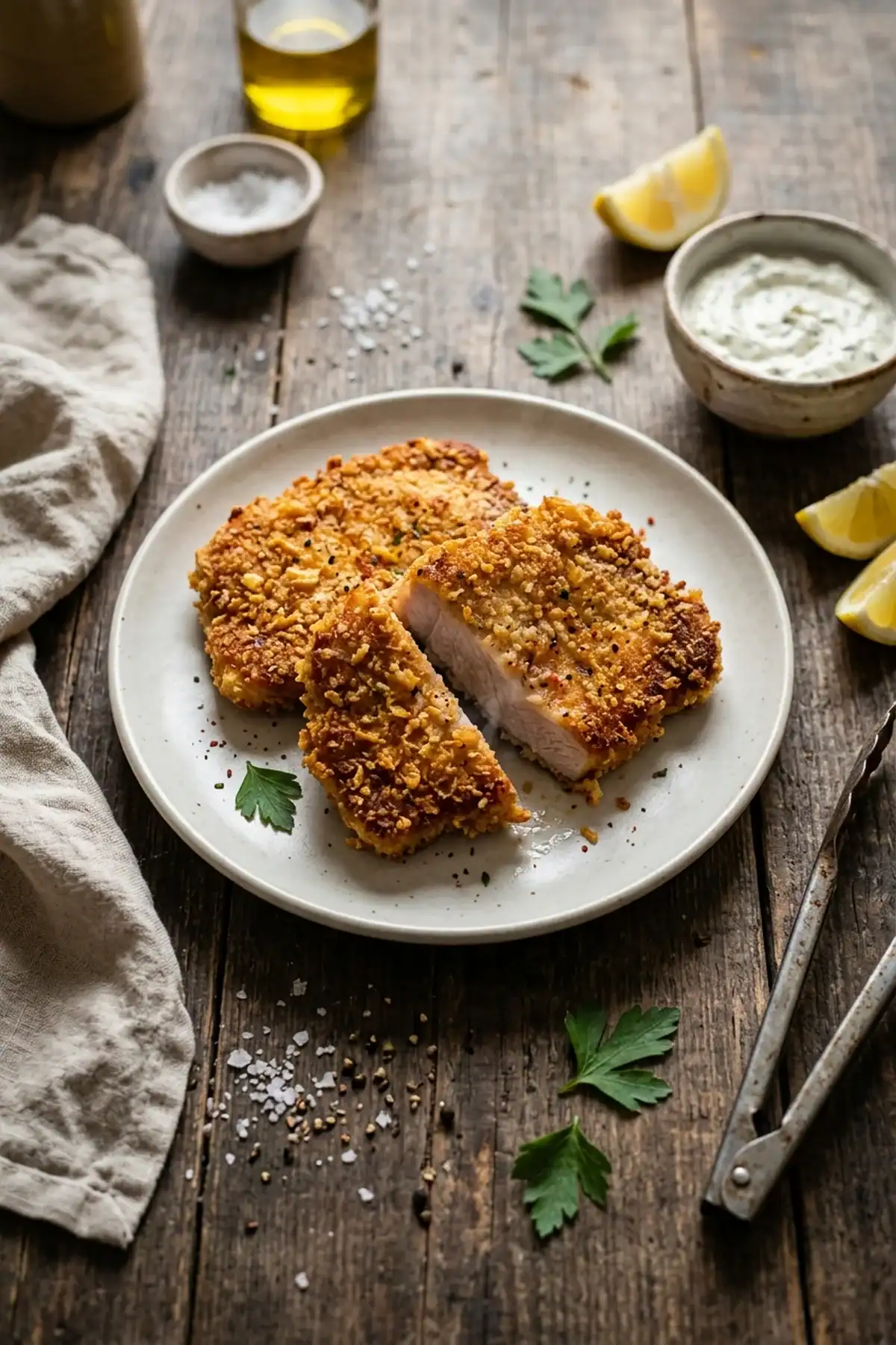 Knusprige Schweinekoteletts aus dem Airfryer