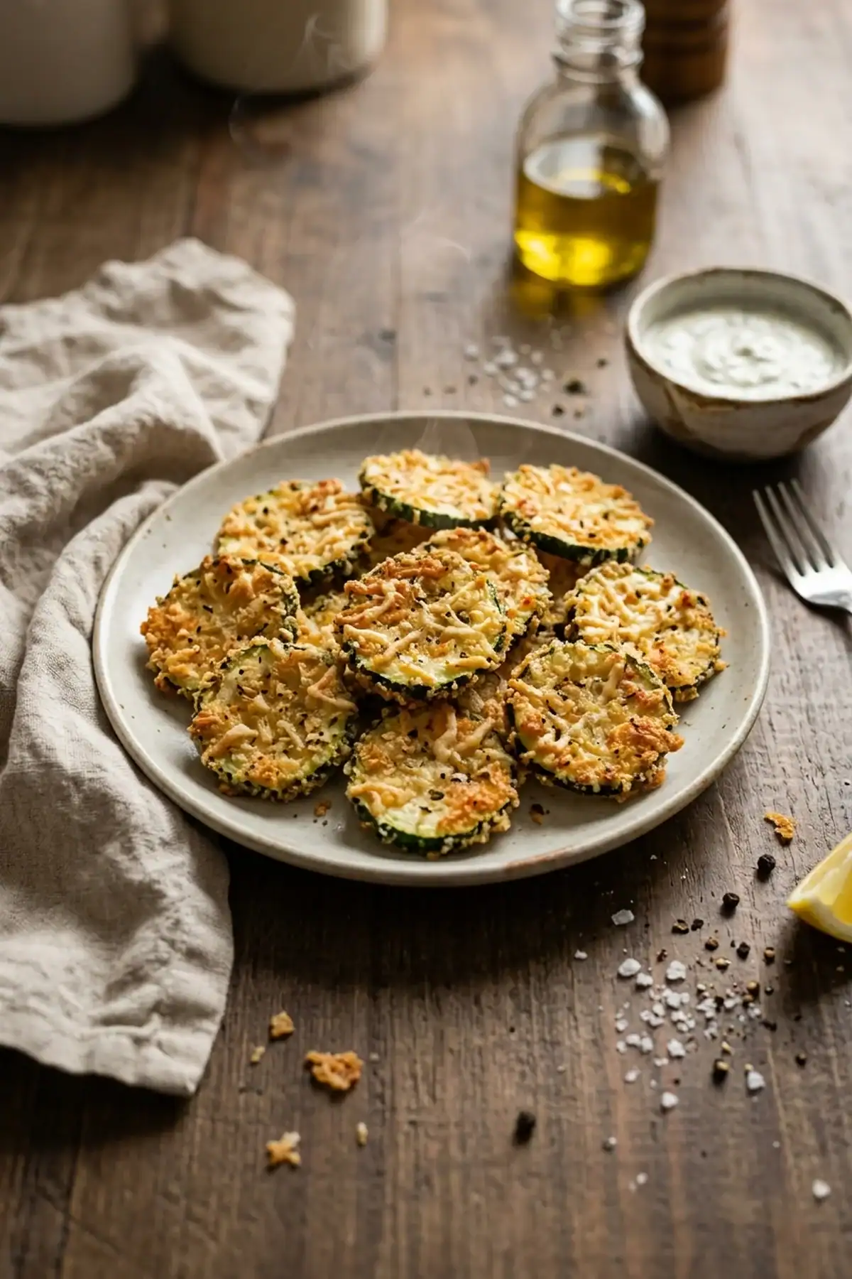 Knusprige Zucchini-Chips aus dem Airfryer