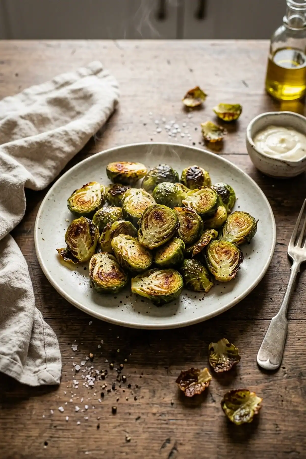 Knuspriger Rosenkohl aus dem Airfryer