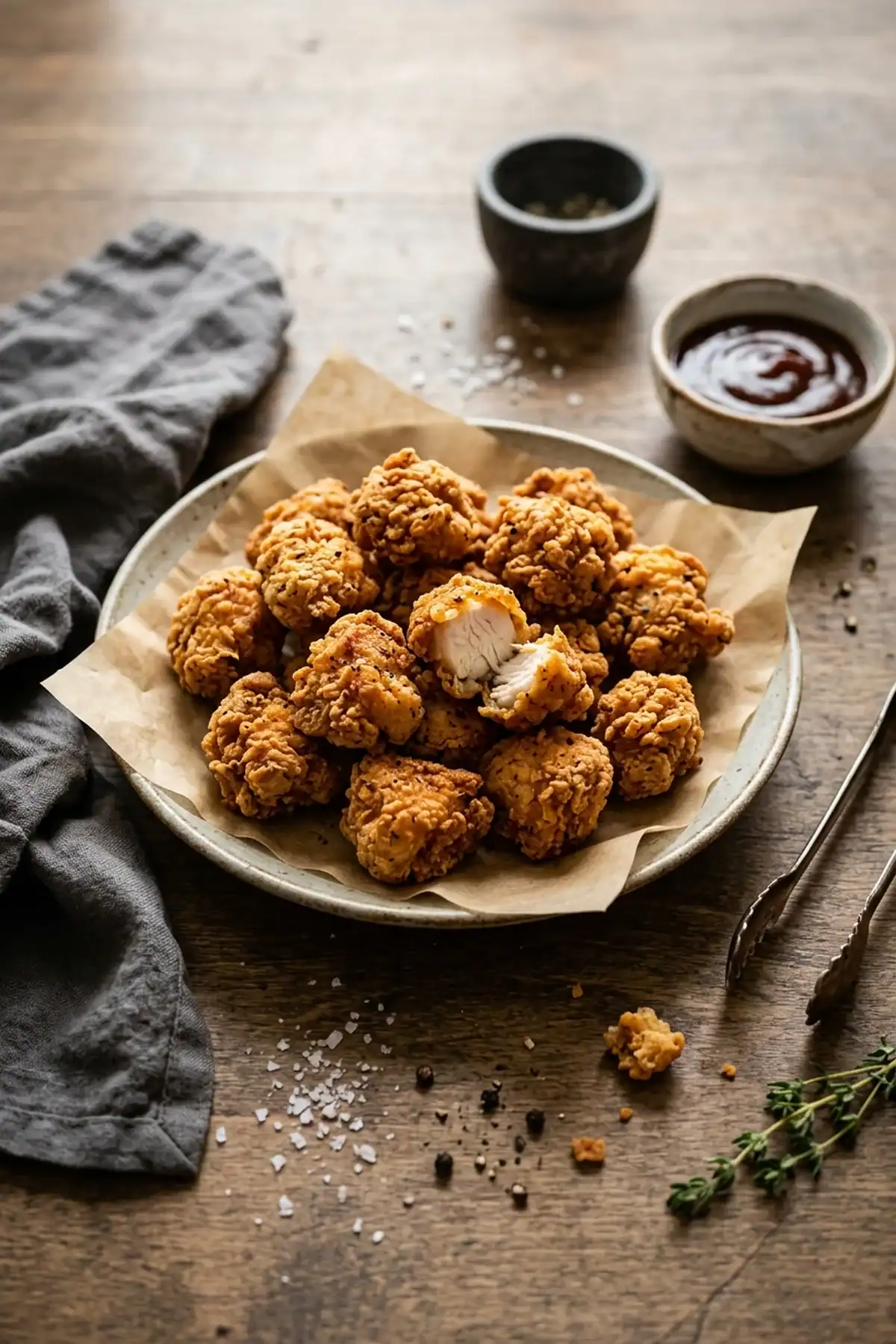 Knuspriges Popcorn Chicken aus dem Airfryer