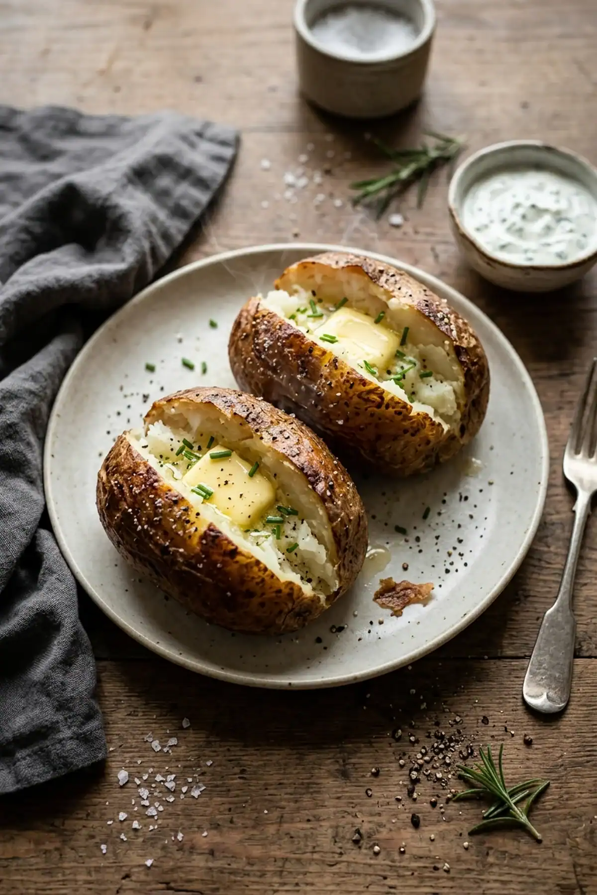 Krosse Ofenkartoffeln aus dem Airfryer