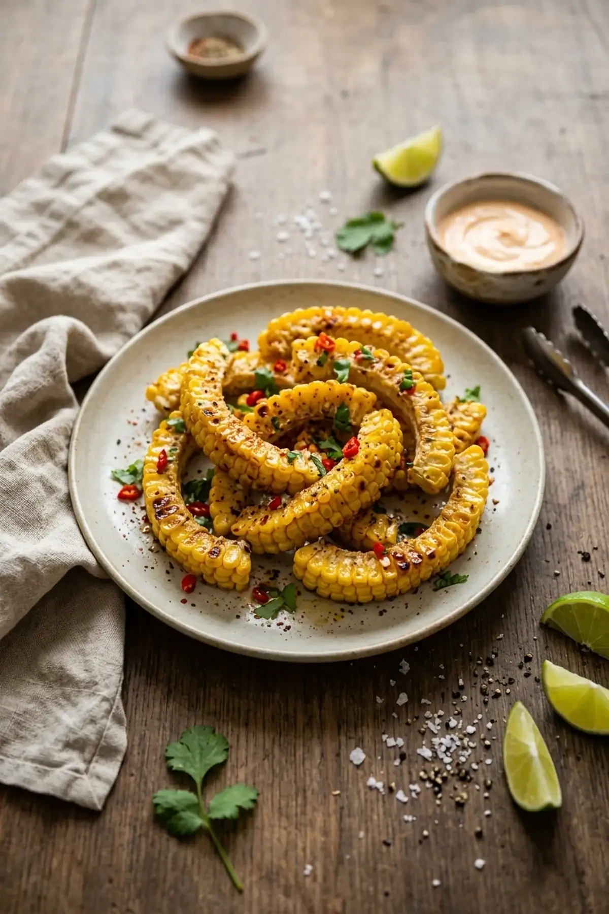 Würzige Corn Ribs aus dem Airfryer